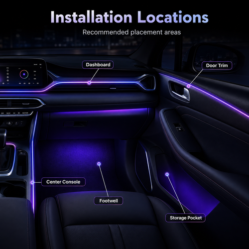 Premium Full RGB Ambient Lighting Kit